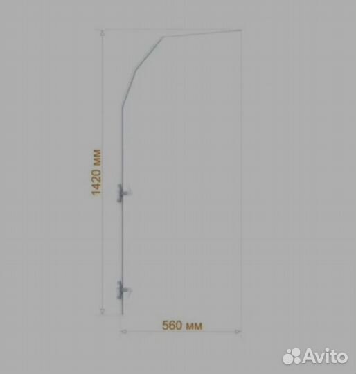 Балдахин на детскую кроватку с держателем