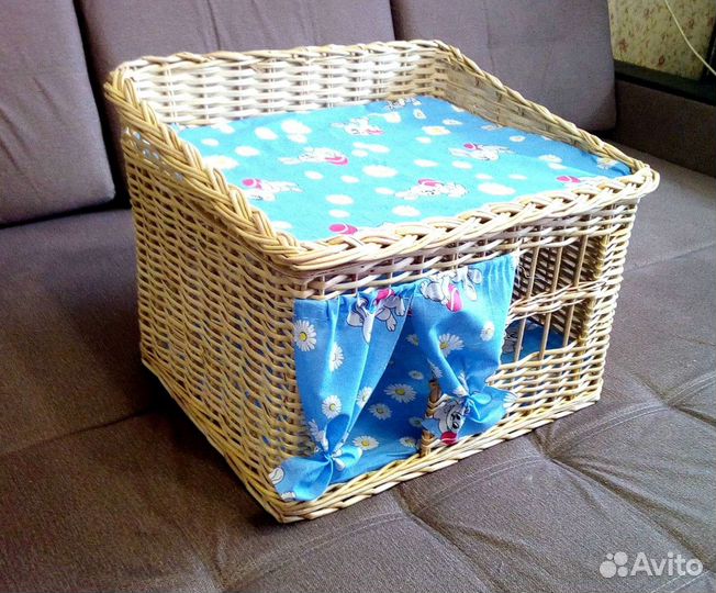 Плетеные домики для кошек