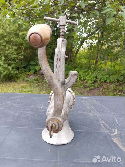 Мясорубка ручная СССР чугунная