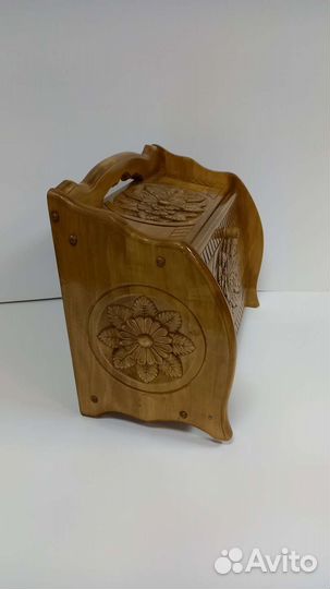 Хлебница деревянная