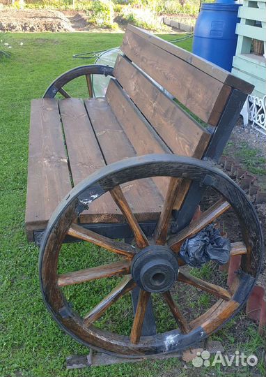 Скамейка садовая деревянная