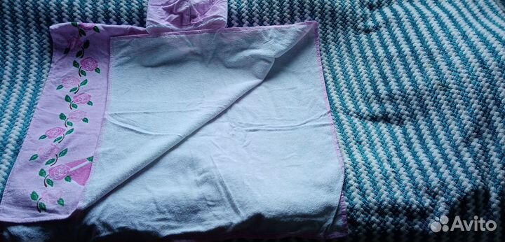 Полотенце с капюшоном 5-7 лет для девочки