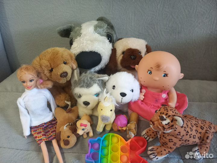 Детские игрушки, куклы, зверюшки