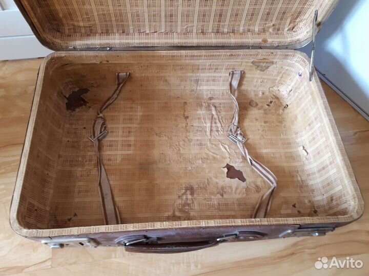 Чемодан Echt Vulkanfiber. Винтаж. гдр. Германия