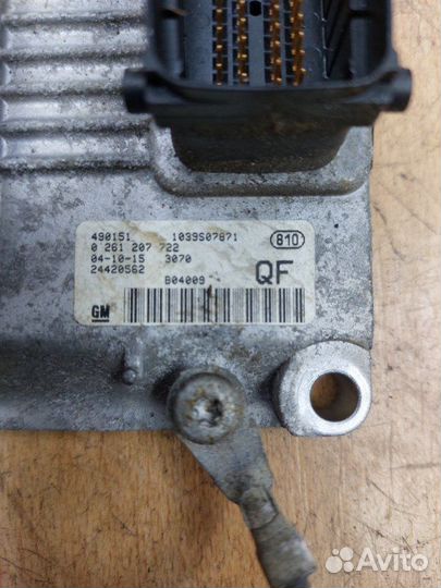 Блок управления двигателем Opel Astra H Z14XEP