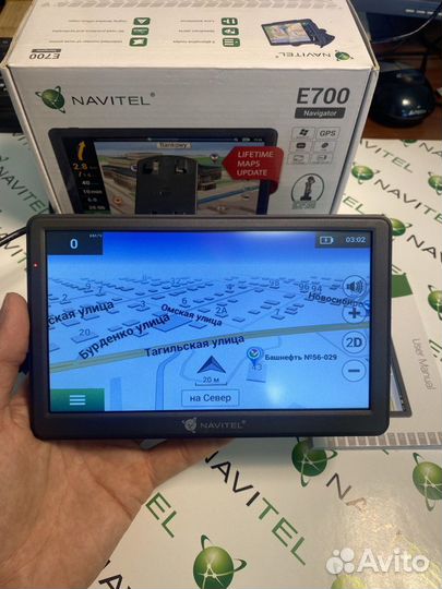 Удобный и Большой GPS навигатор E700 navigator