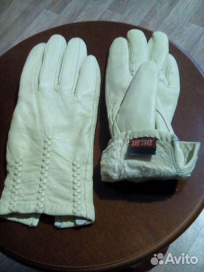 Перчатки из натуральной кожи