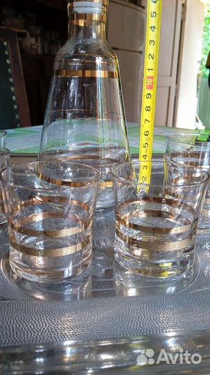 Графин штоф с рюмками стопками СССР