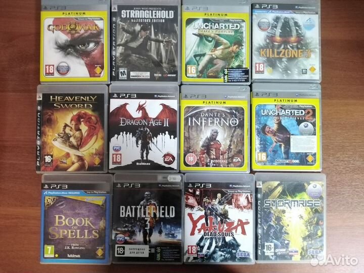 Диски на Sony PS3 в ассортименте