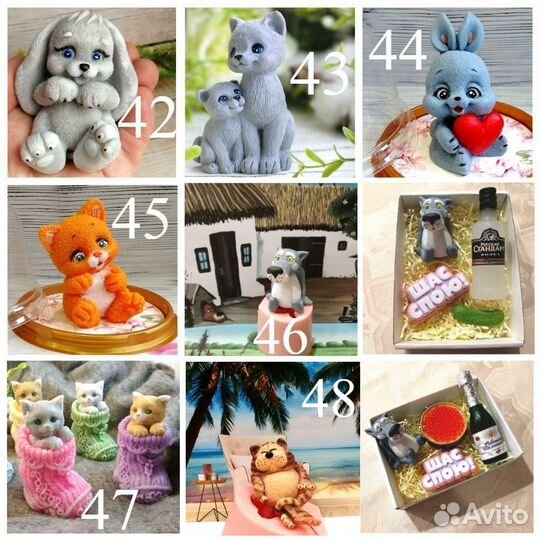 Силиконовые формы 3D зверюшки и прочая живность)