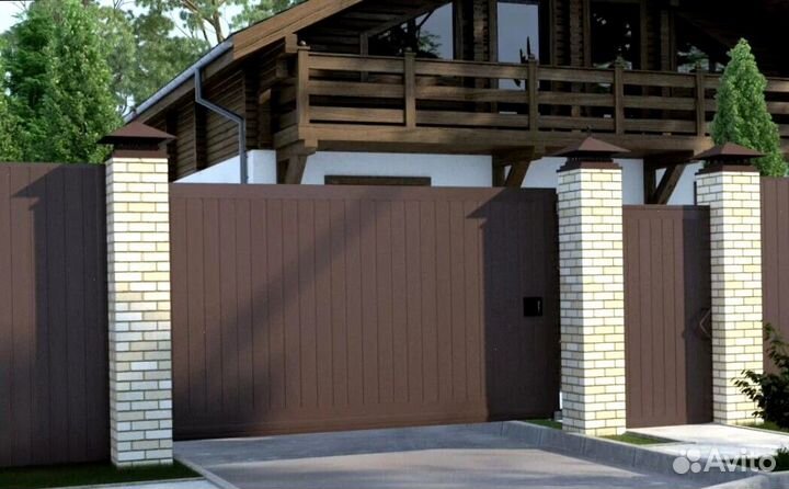 Откатные ворота быстро