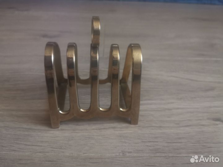 Салфетница латунь