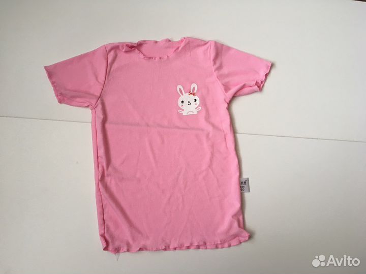 Новая футболка для девочки, размер 90