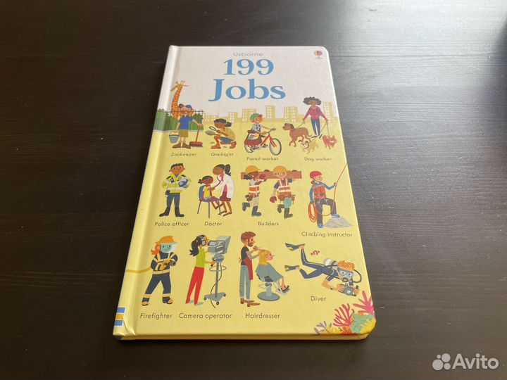 Книга Usborn Jobs, 199 Things that go