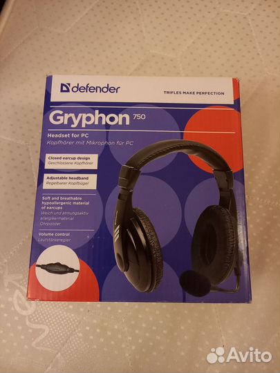 Проводные наушники defender Gryphon750
