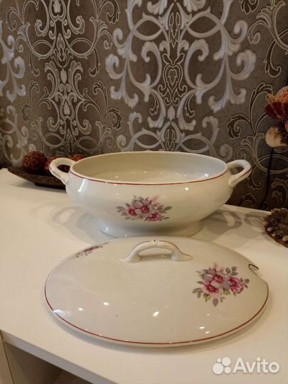 Фарфоровая посуда ссср. Супница. фуф 