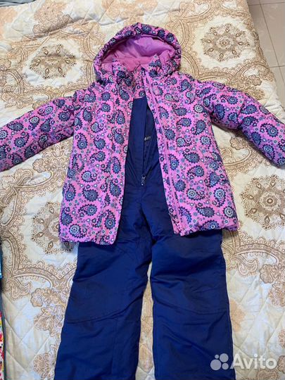 Костюм зимний для девочки с кофтой