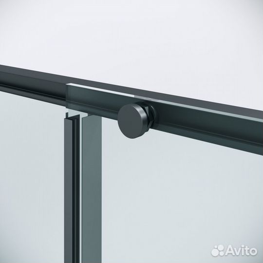 Душевая дверь Niagara Nova 110 NG-34-11AGR профиль графит/стекло прозрачное