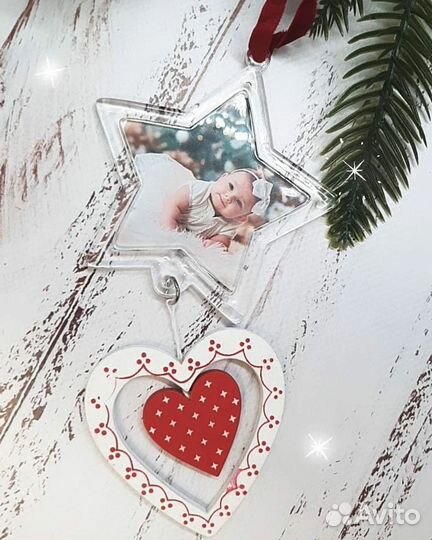 Новогодние шары с фотографией