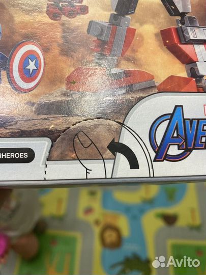 Lego капитан америка новый