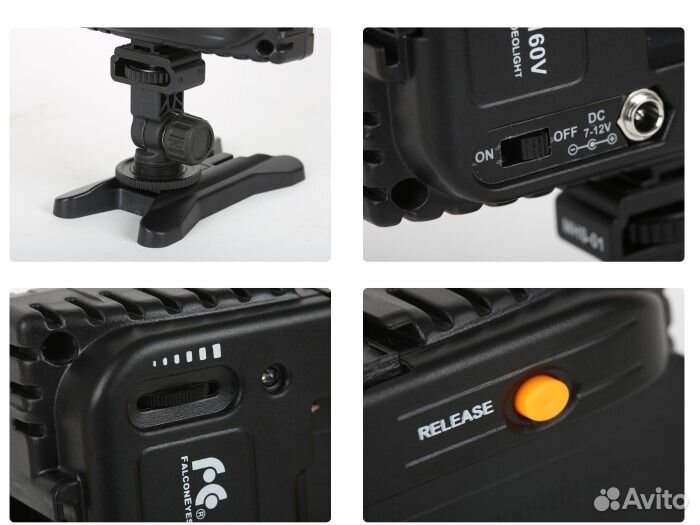 Накамерный видеосвет falcon eyes High 160LED