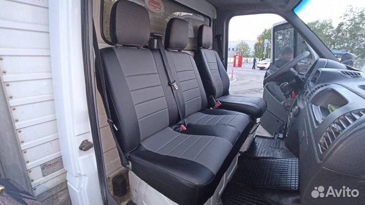 Чехлы экокожа Ford Transit viii 3 места Автопилот