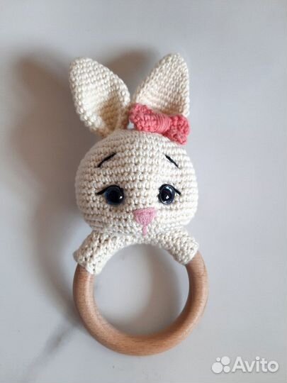 Погремушка, грызунок ручной работы