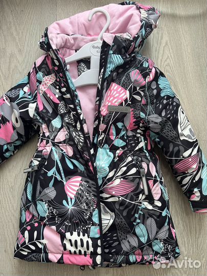 Зимний костюм для девочки 86