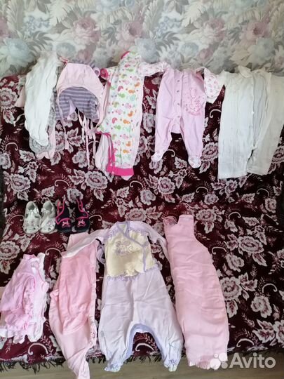 Вещи на девочку большой пакет