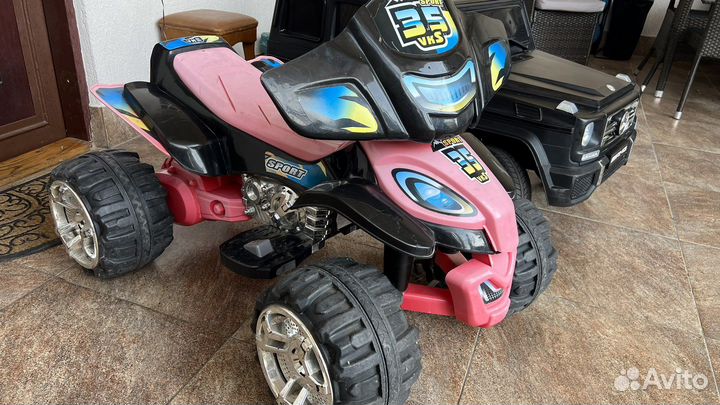 Детский квадроцикл бу электронный