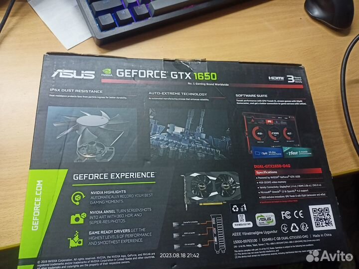 Asus GTX 1650 OC Edition