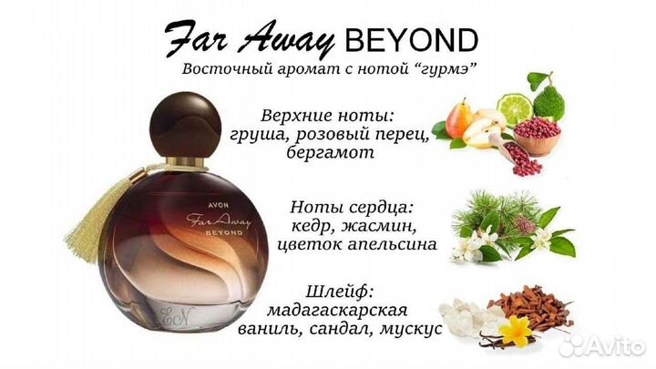 Духи женские avon Far Away beyond