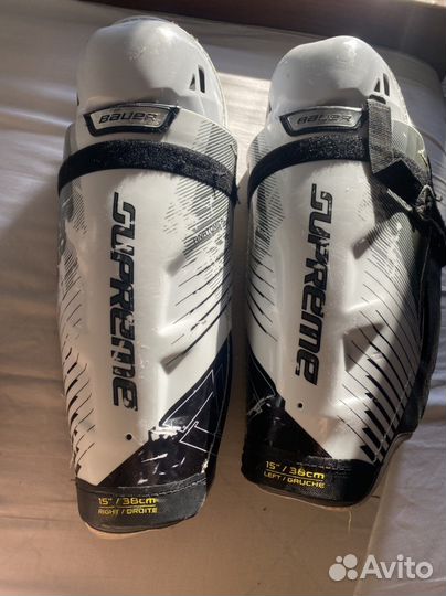 Щитки хоккейные 15 bauer