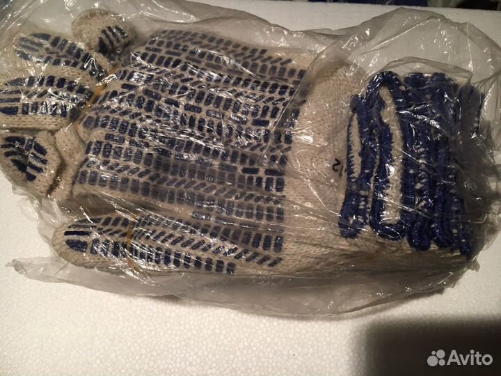 Перчатки трикотажные с пвх напылением