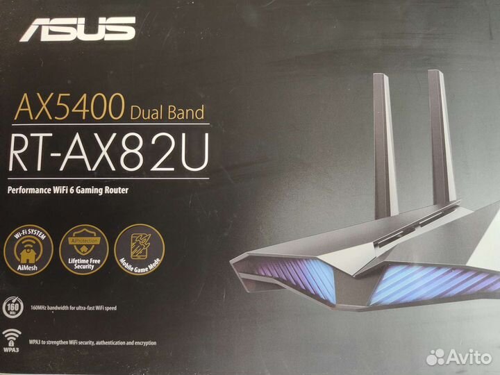 Wi-Fi роутер Asus RT-AX82U