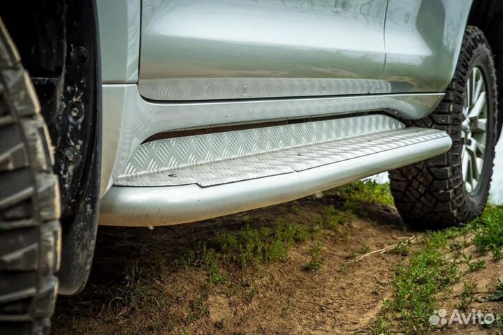 Пороги риф силовые Toyota Land Cruiser Prado 150