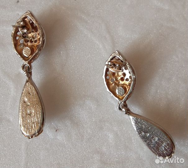 Серьги винтажные
