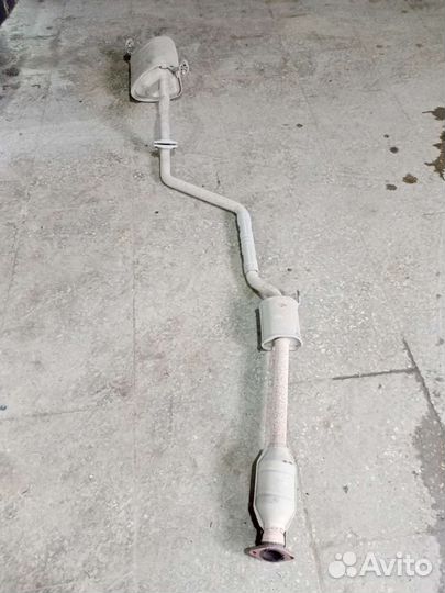 Выхлопная труба (глушитель) kia cerato 3