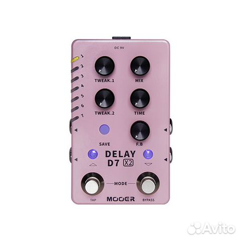 Mooer D7 X2 Delay & Looper (Новый)