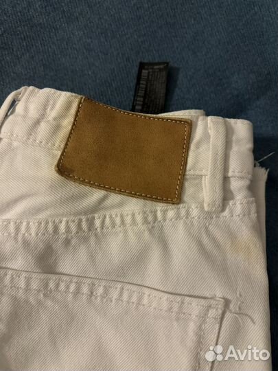 Джинсы zara белые 36