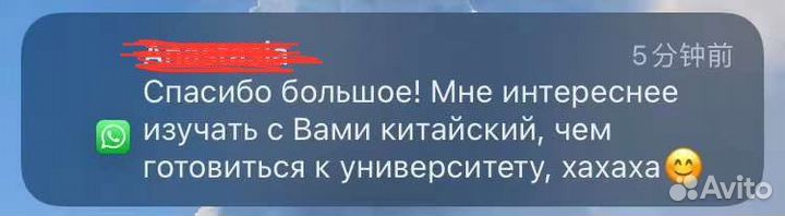 Репетитора по китайскому языку (носитель)