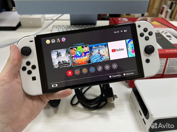 Nintendo switch oled полный комплект