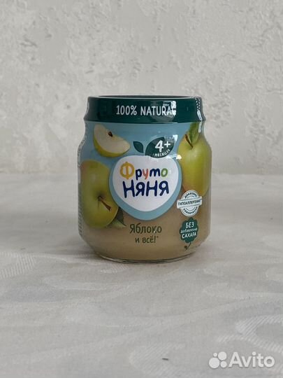 Детские пюре фрутоняня