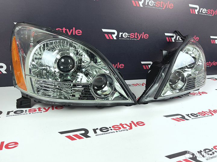 Фары Lexus GX470 Зеленые