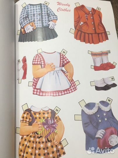 Бумажная кукла ретро