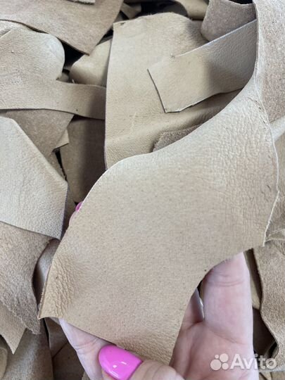 Лоскут натуральной кожи для рукоделия