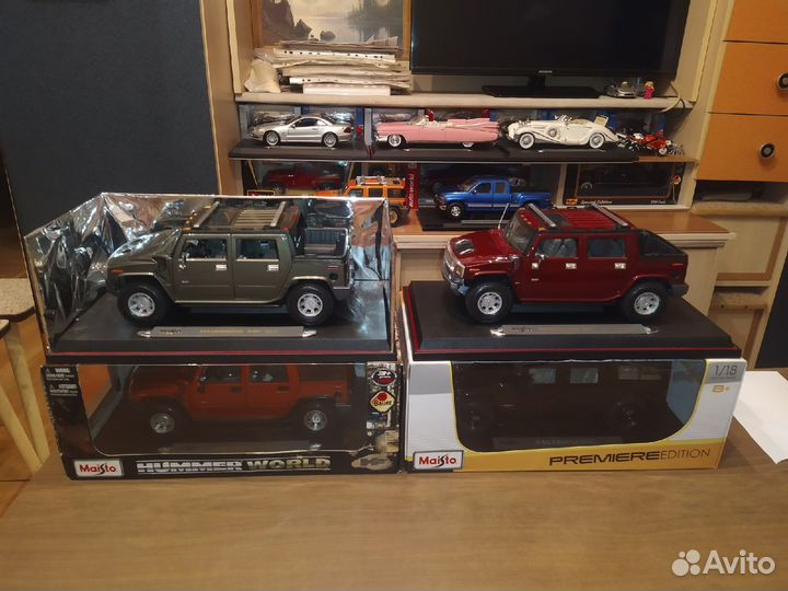 Мотоциклы и Хаммеры 1:18