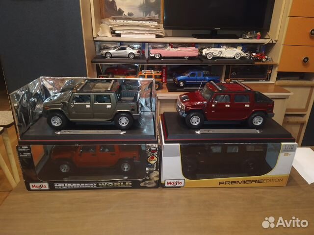 Мотоциклы и Хаммеры 1:18