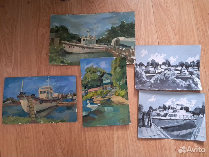 Этюды маслом и графика