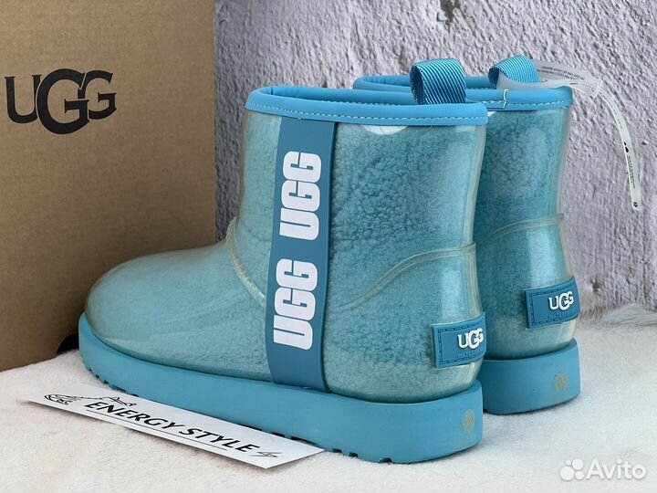 Сапоги резиновые ugg сlassic сlear 40